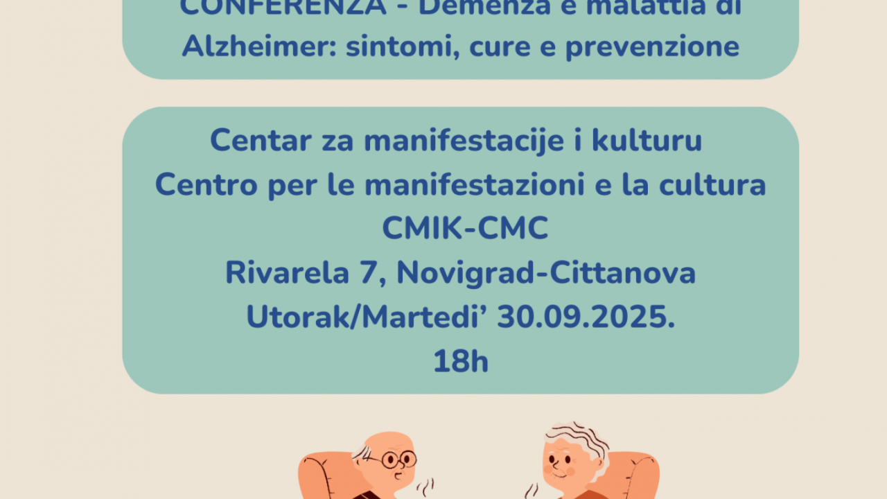 Kako prepoznati demenciju i pružiti podršku - besplatno predavanje u Novigradu