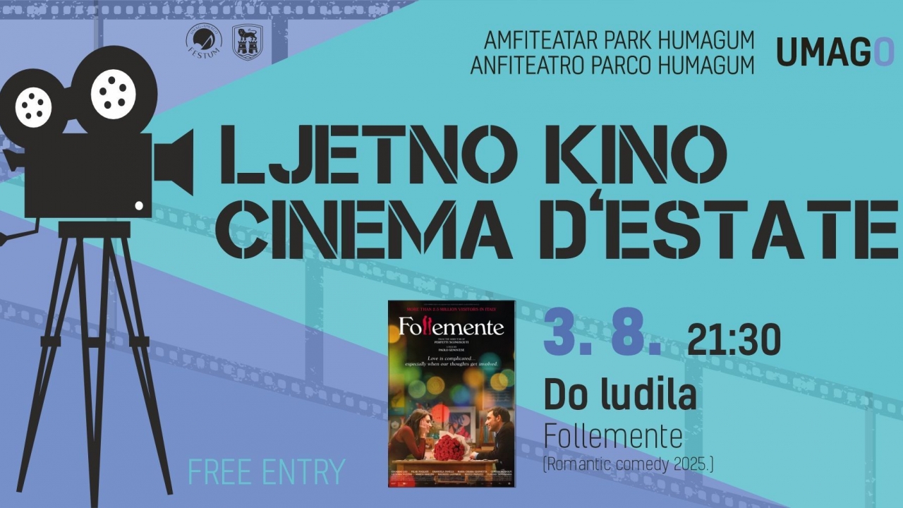Večeras u Umagu ljetno kino donosi talijansku hit-komediju „Follemente“