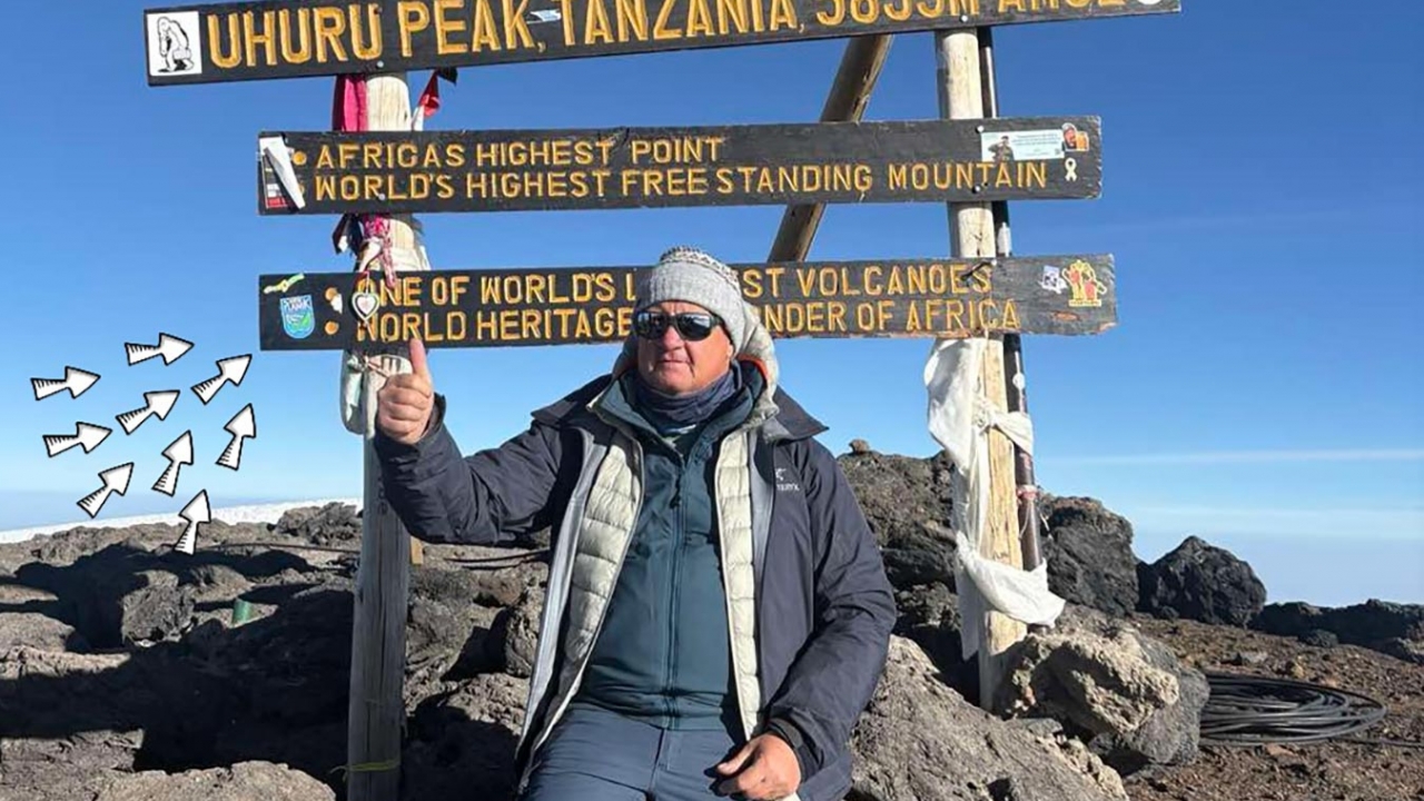 Čestitka Davidu Cerovcu na usponu na Kilimanjaro