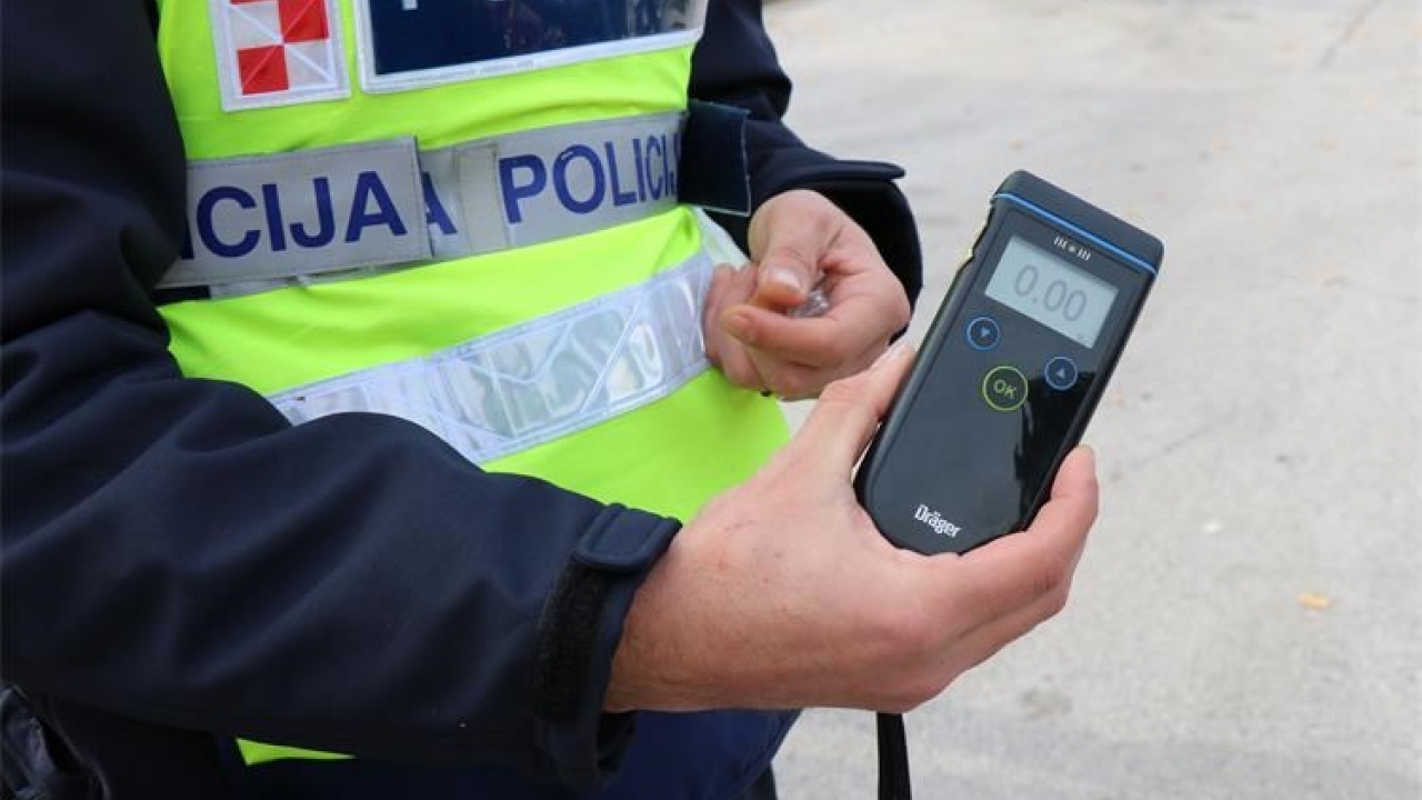 Večeras prometna akcija na alkohol i droge u Istri