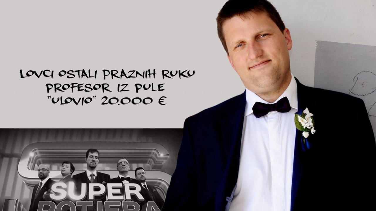 Profesor iz Pule osvojio 20.000 eura u Superpotjeri
