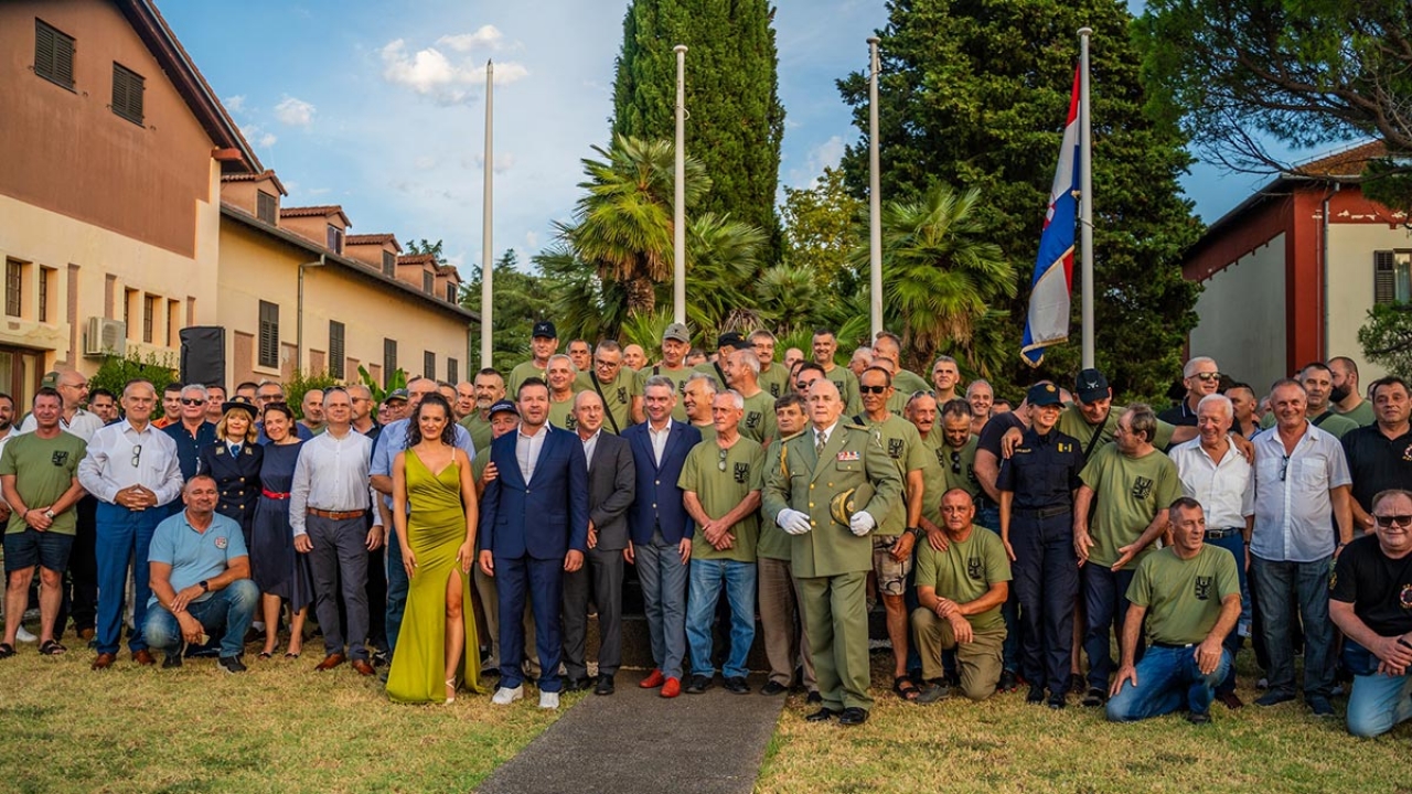 Obilježavanje 33. godišnjice 119. brigade HV i Specijalne jedinice policije BAK Istra