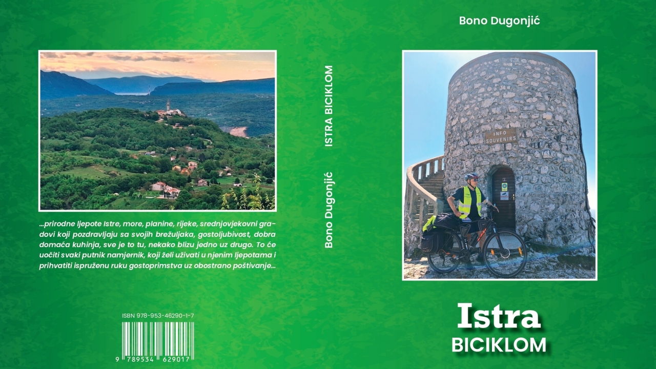 Biciklom po Istri – nova knjiga Bone Dugonjića predstavljena u Umagu