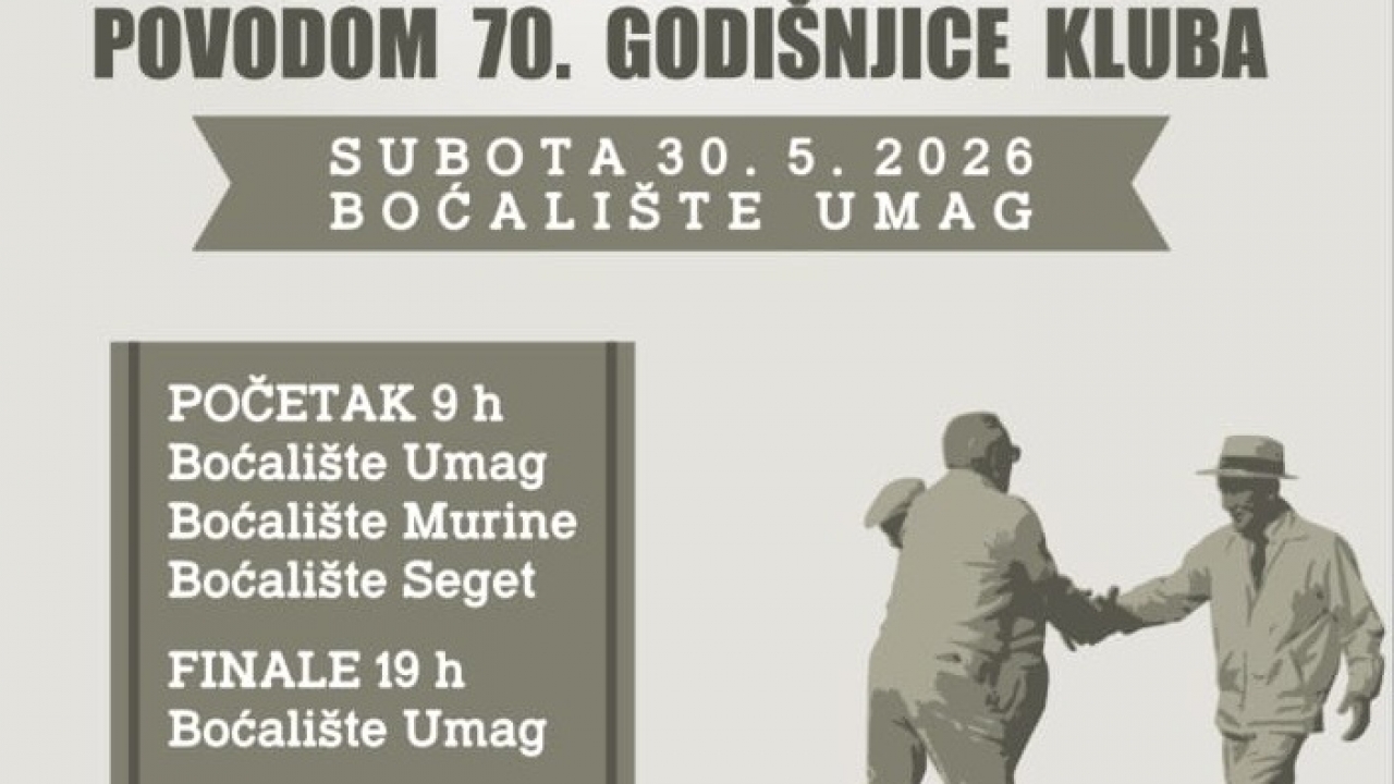Međunarodni boćarski turnir povodom 70. godišnjice BK Veteran Umag