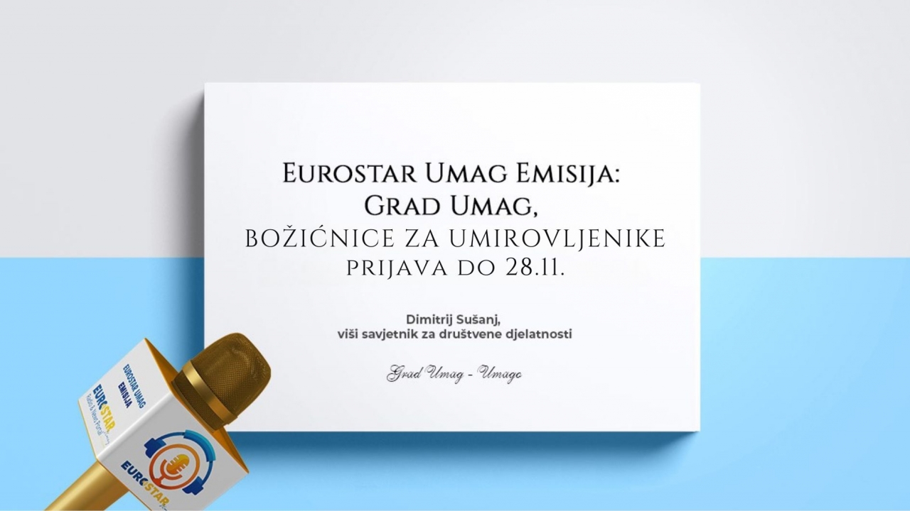 Novosti iz Grada Umaga - Dimitrij Sušanj - Božićnice za umirovljenike
