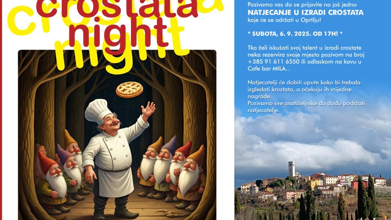 Crostata night ponovno u Oprtlju
