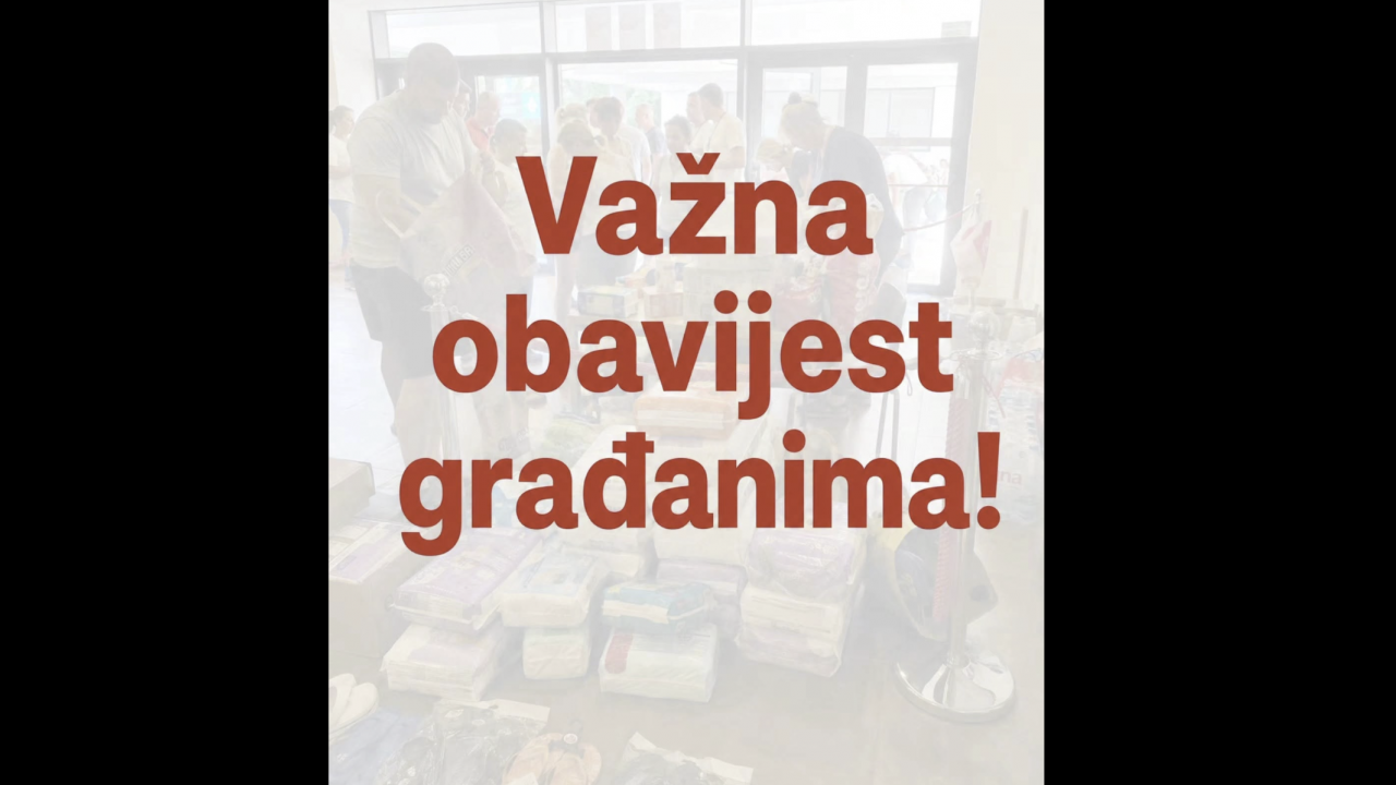 Crveni križ Bujštine poziva na praćenje službenih uputa: Pomoći ima dovoljno, nove donacije trenutačno nisu potrebne