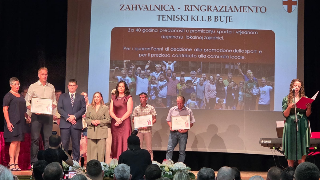 Grad Buje je u povodu Dana grada nagradio zaslužne za doprinos zajednici