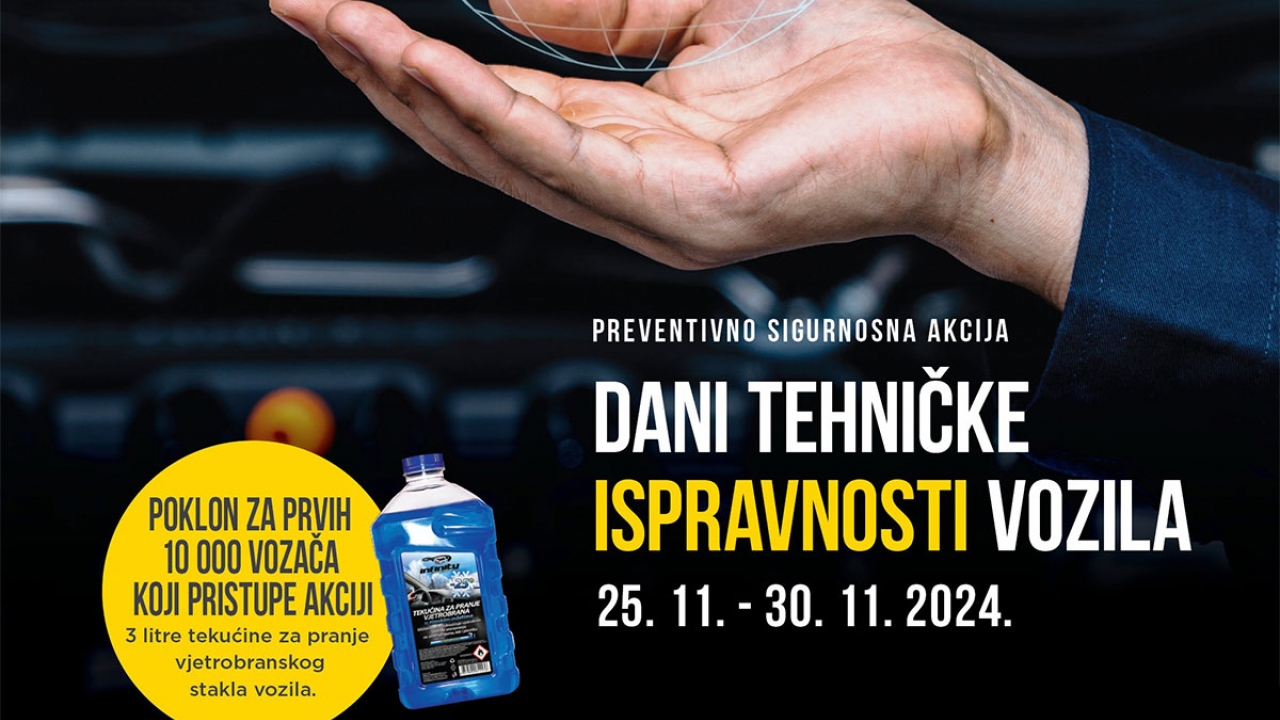 Počinju dani tehničke ispravnosti vozila uz besplatnu kontrolu