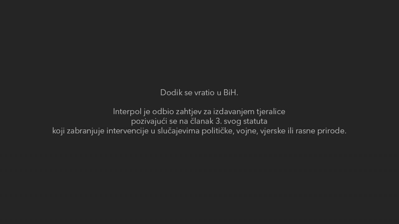 Dodik se vratio se u BiH
