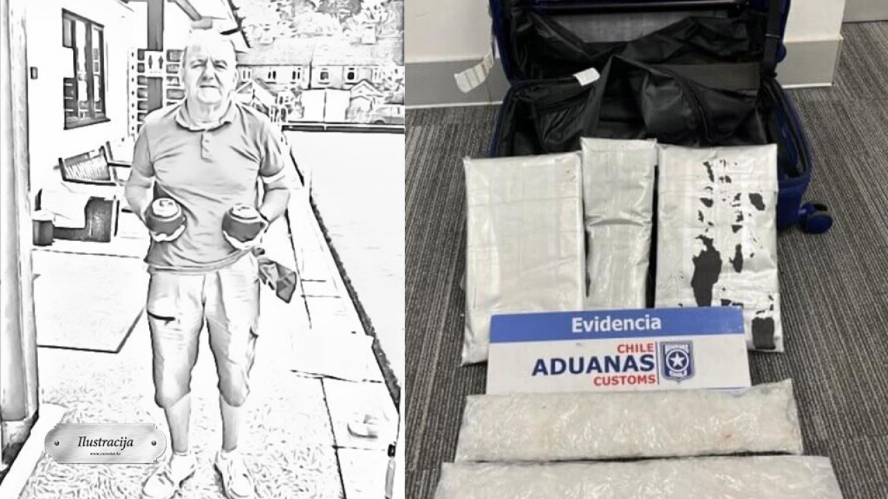 Britanski 79-godišnjak uhvaćen s pet kilograma droge u kovčegu