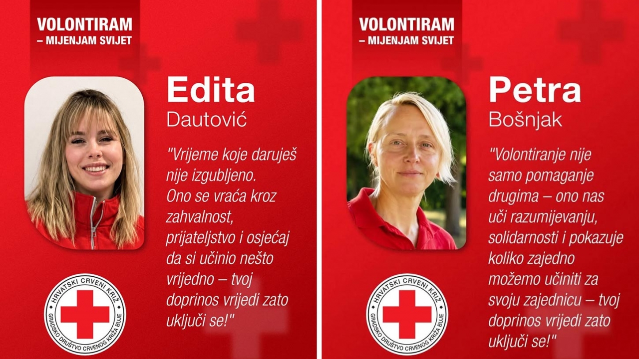 Crveni križ Bujštine ističe volontere koji mijenjaju zajednicu