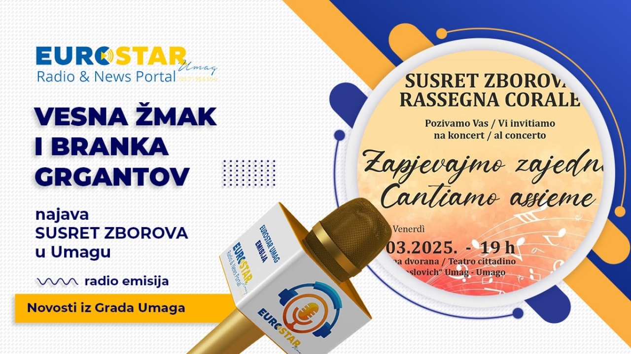 Eurostar emisija Novosti iz Grada Umaga: Vesna Žmak i Branka Grgantov