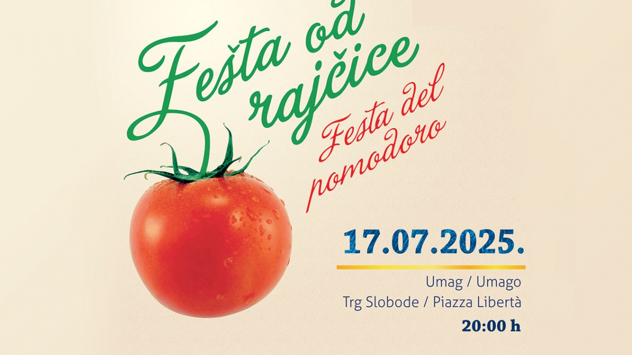 Umag slavi rajčicu i tradiciju – Fešta od rajčica 17. srpnja na Trgu Slobode