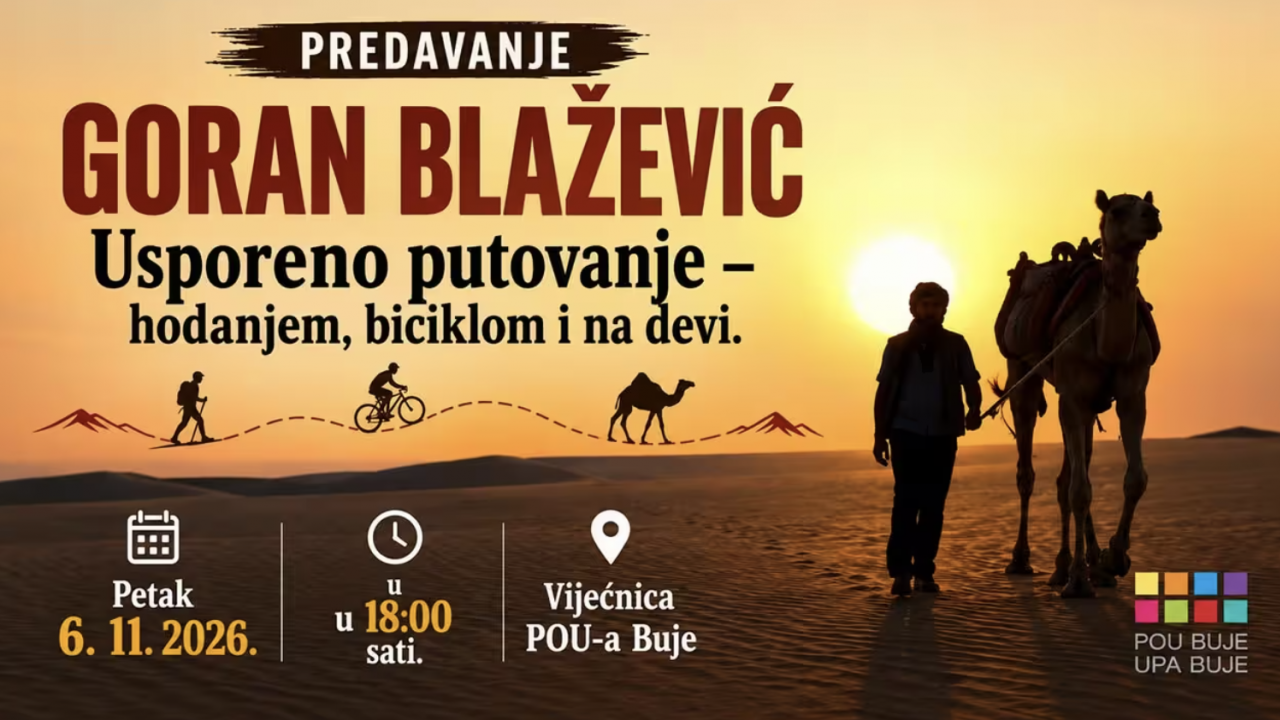Od europskih staza do afričkih pustinja: Umažanin Goran Blažević u Bujama otkriva čari usporenog putovanja