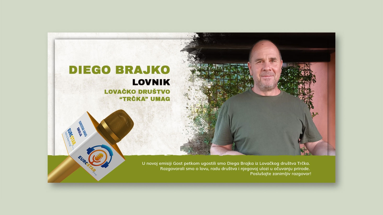 Eurostar emisija Gost petkom: Diego Brajko