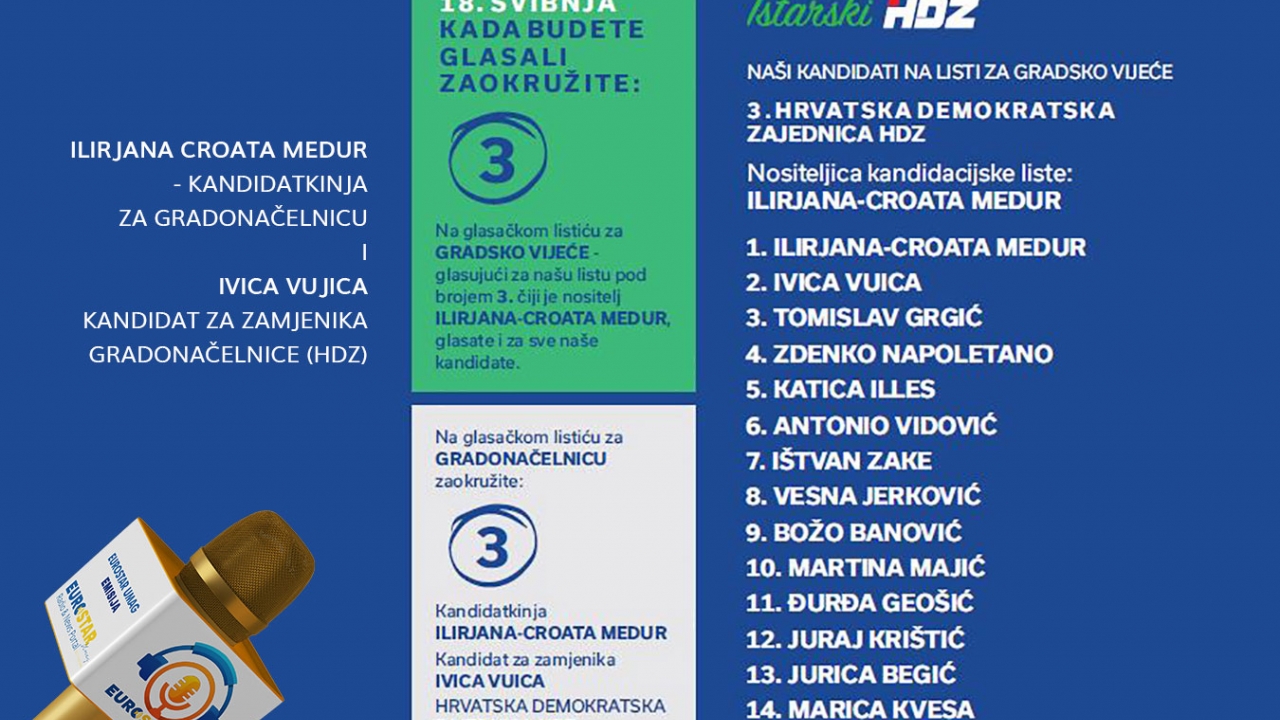 Ilirjana Medur i Ivica Vujica predstavili tim i program HDZ-a