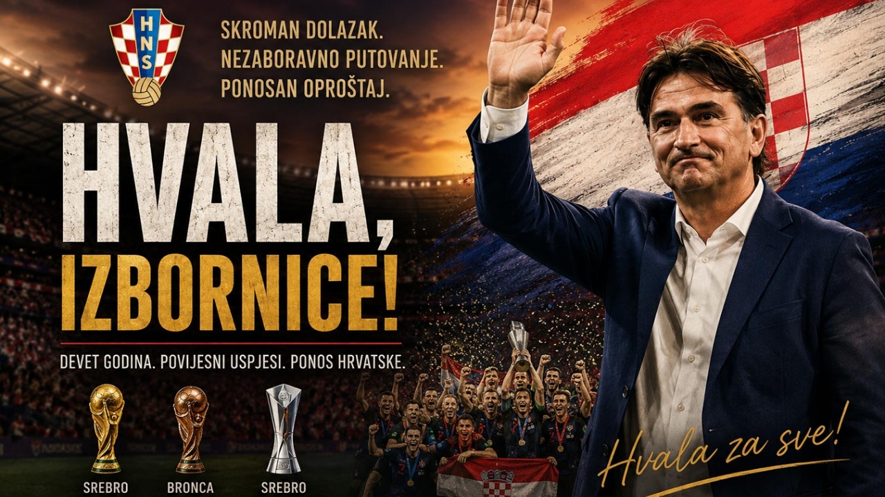 Zlatko Dalić nakon devet godina napustio klupu Vatrenih