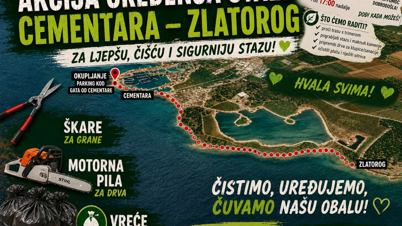 U nedjelju akcija uređenja trase Cementara – Zlatorog, volonteri dobrodošli