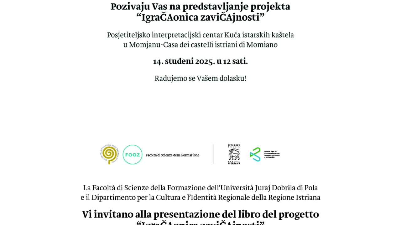 Predstavljanje projekta “IgraČAonica zaviČAjnosti” u Momjanu