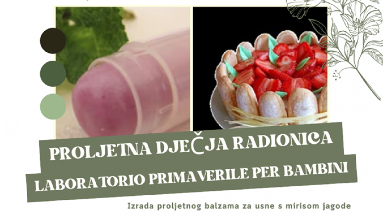 Proljetna dječja radionica / laboratorio primaverile per bambini