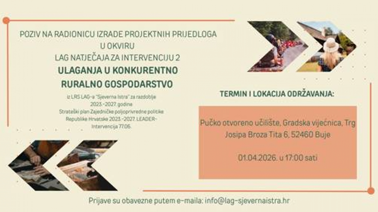 Radionica za razvoj ruralnog gospodarstva u Bujama
