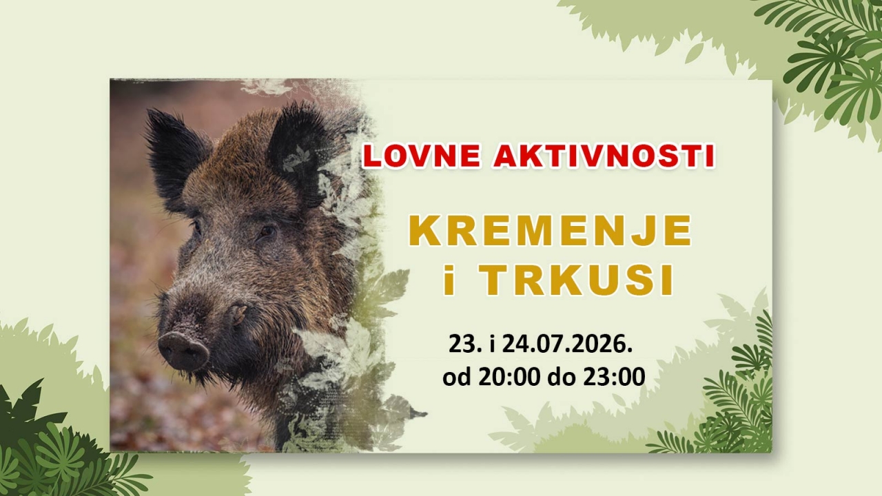 Lovne aktivnosti danas i sutra - naselja Kremenje i naselja Trkusi