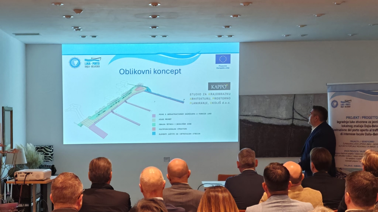 Na današnjoj konferenciji u Novigradu predstavljen projekt luke Dajla–Belveder