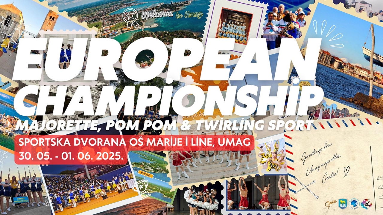 Umag domaćin Europskog prvenstva u mažoret, pom pom i twirling sportu
