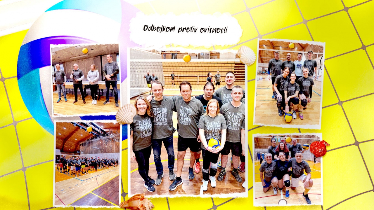 Odbojkom obilježen Mjesec borbe protiv ovisnosti u Umagu
