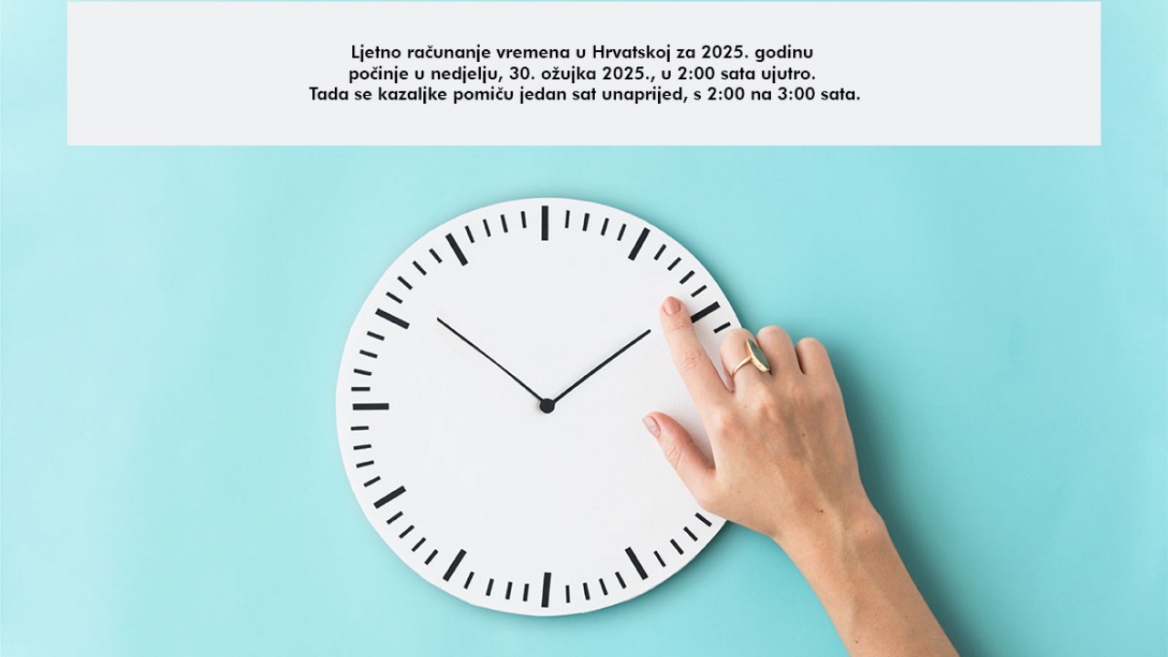 Noćas pomičemo sat unaprijed – počinje ljetno računanje vremena