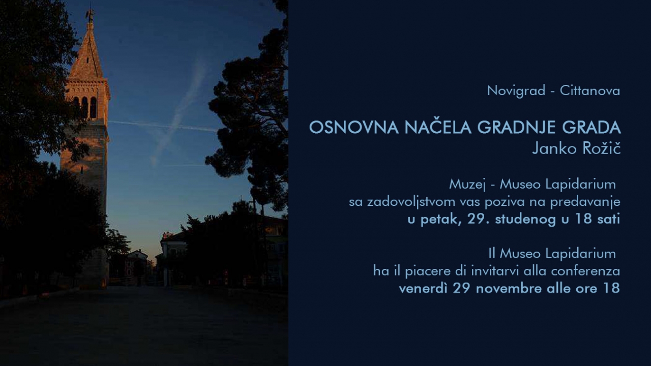 Predavanje Janka Rožiča: Osnovna načela gradnje grada