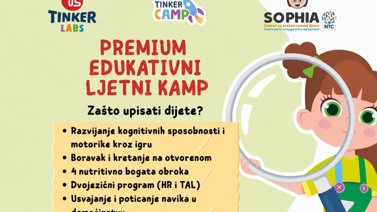 Premium ljetni kamp u Umagu spaja znanost, kreativnost i razvoj dječjih vještina