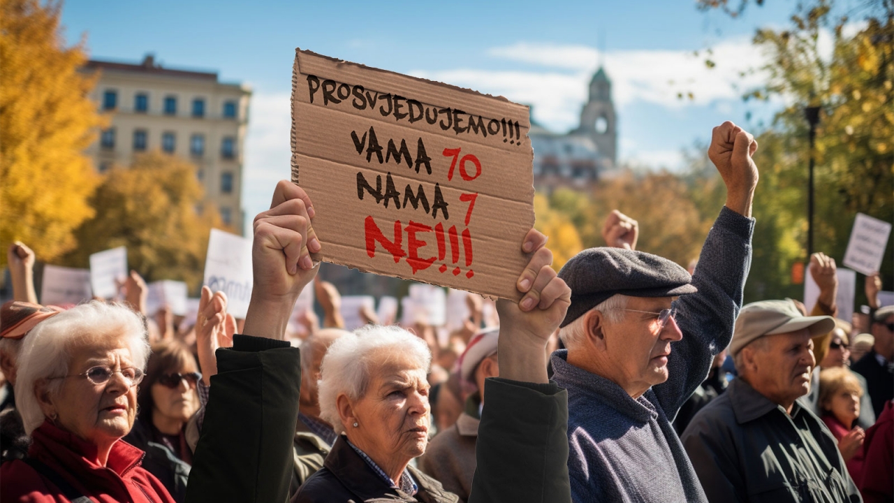 Umirovljenici najavili prosvjed, traže prosječnu mirovinu od 790 eura
