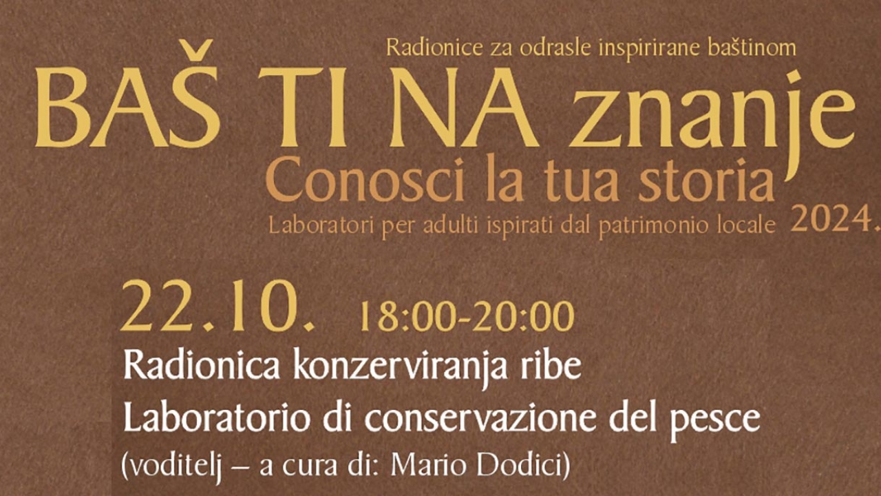 Radionica konzerviranja ribe ovog utorka