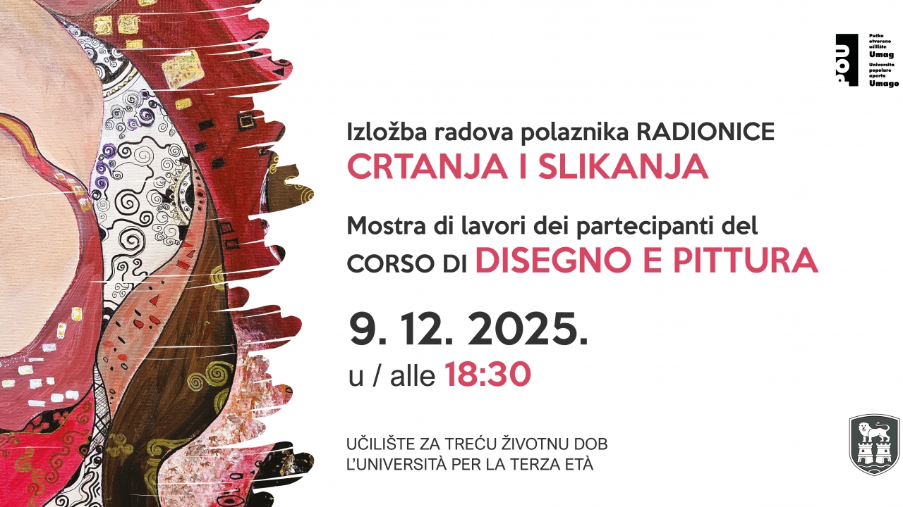 Izložba radova polaznica radionice CRTANJA i SLIKANJA