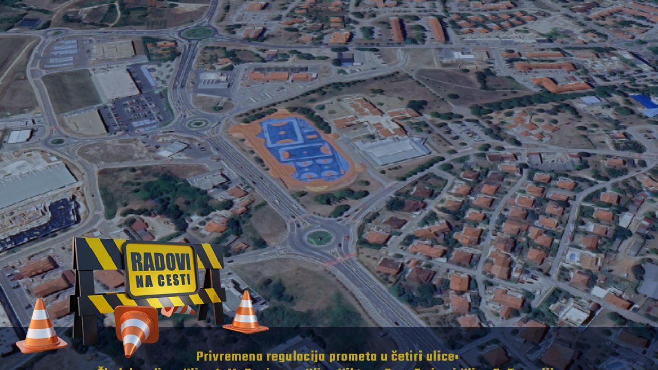Umag: Privremena regulacija prometa u četiri ulice