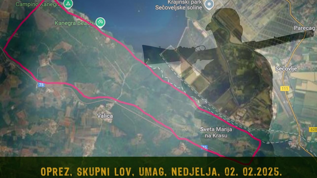 Oprez, skupni lov, Umag, nedjelja, 2. veljače