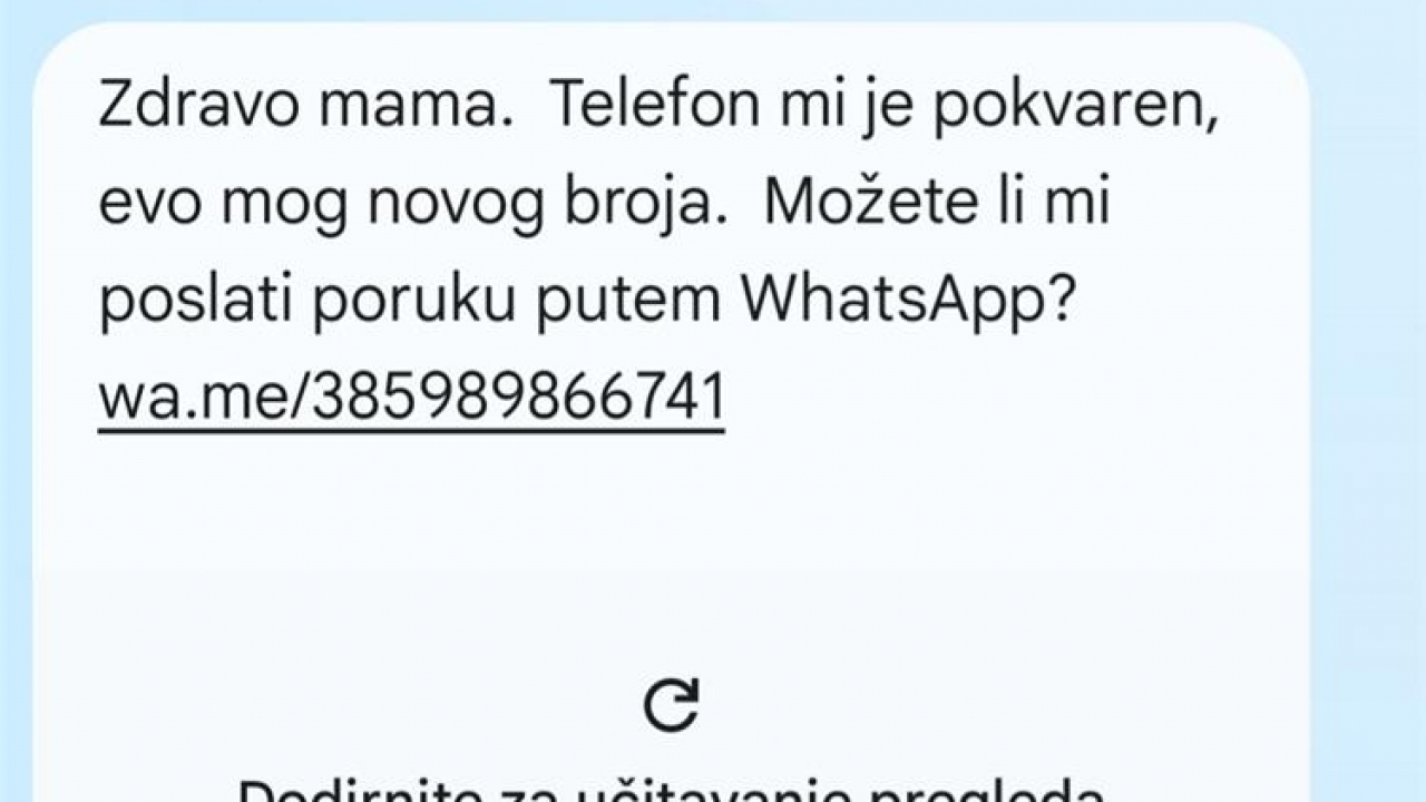 Roditelji, pripazite ako dobijete ovakav SMS