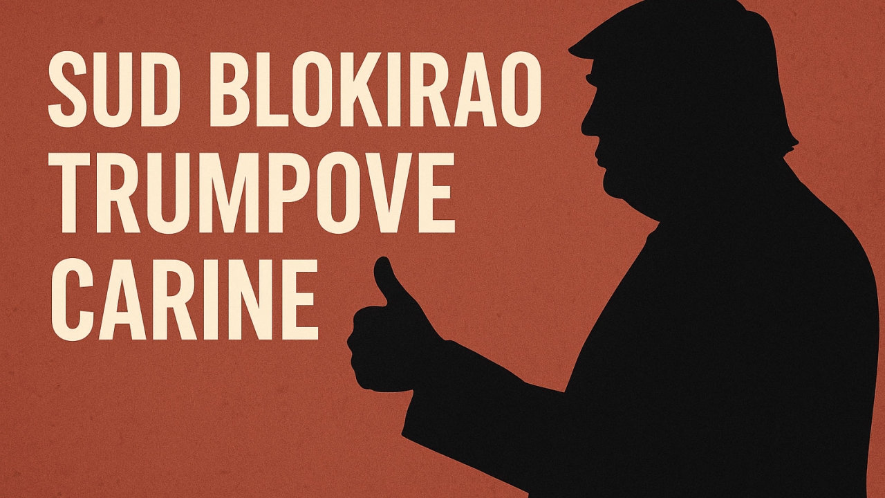 Sud blokirao Trumpove carine, odluka izaziva političke reakcije