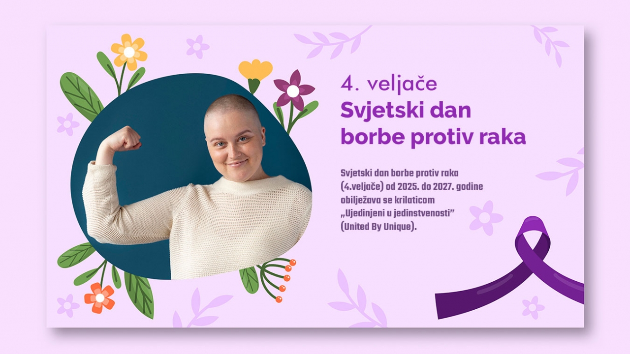 4. veljače - Svjetski dan borbe protiv raka 