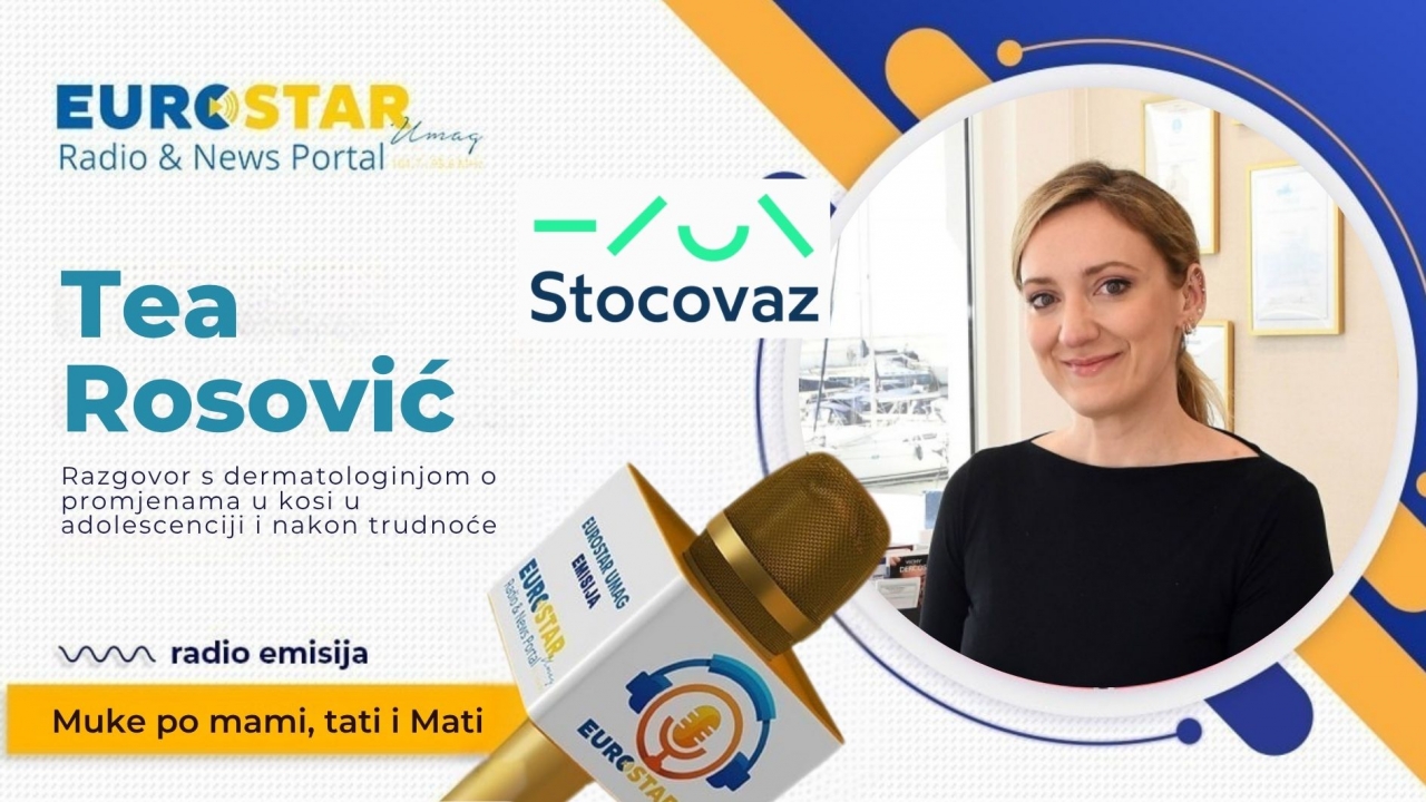 EMISIJA MPMTM - Tea Rosović: Promjene kose u adolescenciji i nakon trudnoće (Dental i medical Stocovaz)
