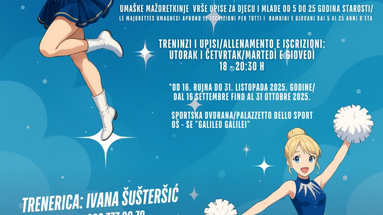 Umaške mažoretkinje vrše upise za djecu i mlade