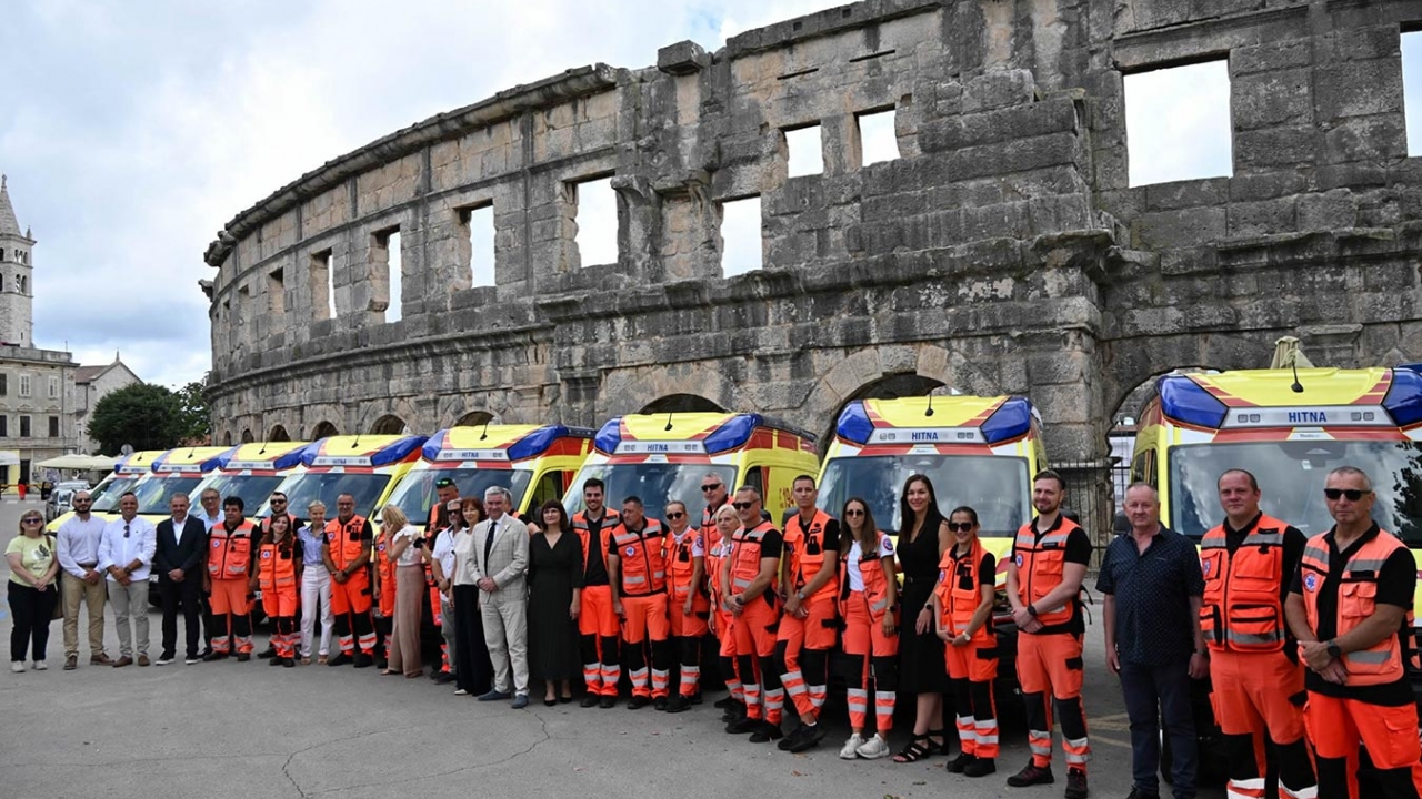 Istarska županija ulaže u nova vozila za hitnu i sanitet