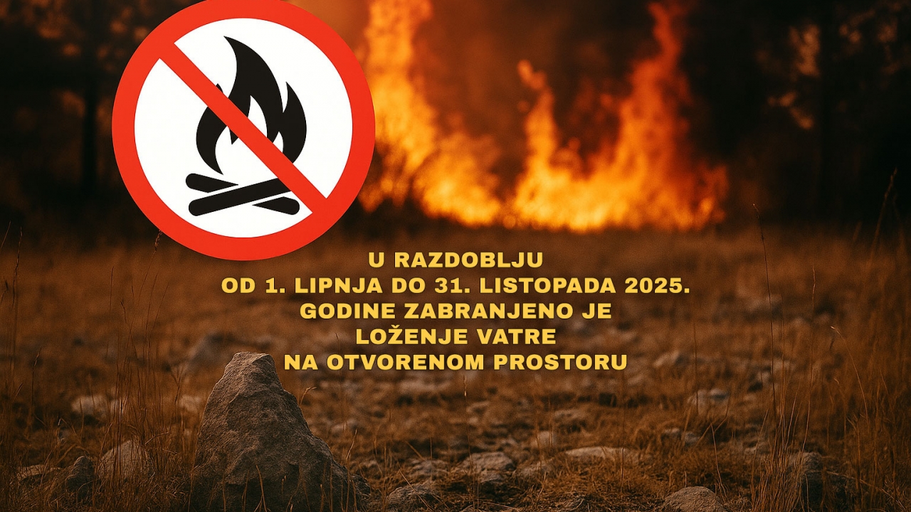 Zabrana loženja vatre na otvorenom prostoru u Istri od 1. lipnja do 31. listopada