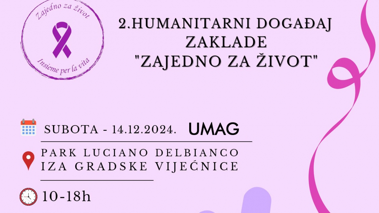 2. Humanitarni događaj Zaklade ZAJEDNO ZA ŽIVOT