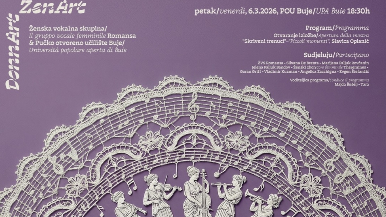 ŽenArt / DonnArt u Bujama: večer posvećena umjetnosti i ženskom stvaralaštvu