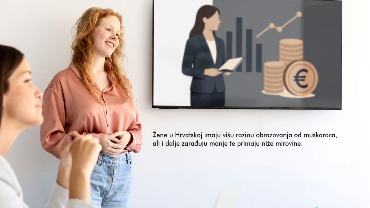 Žene u Hrvatskoj obrazovanije od muškaraca, ali slabije plaćene