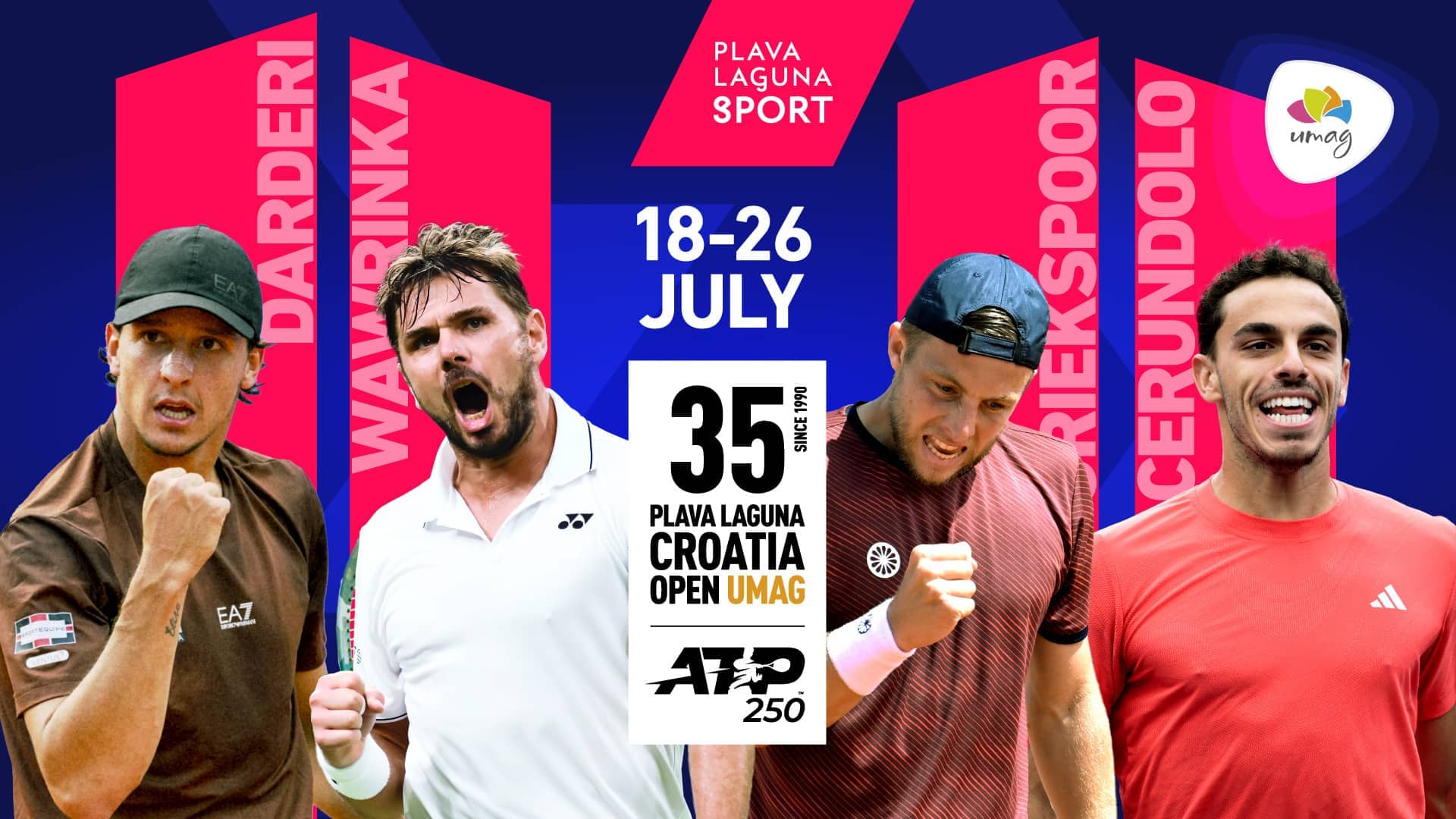 Raspored današnjih mečeva na ATP Umag - Plava Laguna Croatia Open