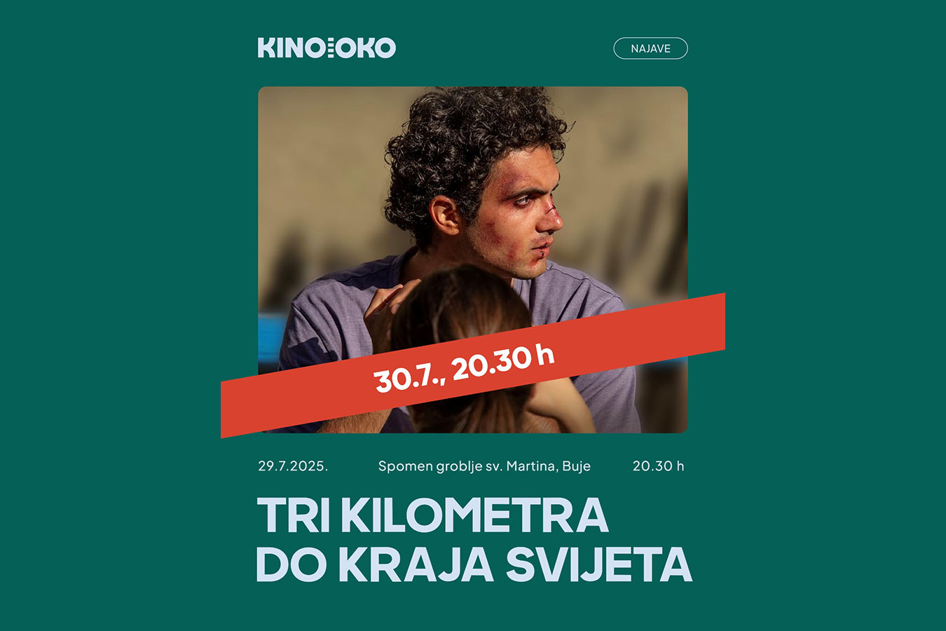 Večeras projekcija nagrađenog filma u Bujama
